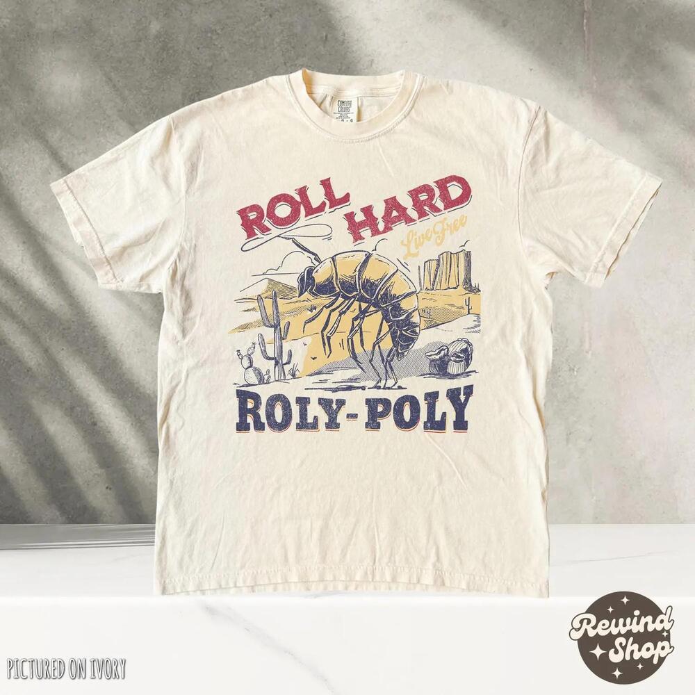 Roly Poly T Shirt, Cowboy Western Tshirt, Isopod Shirt, Western Rodeo